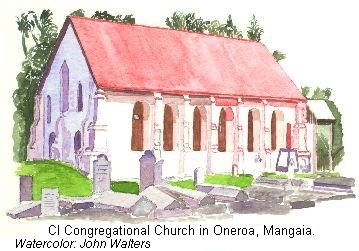CICC church in Oneroa, Mangaia