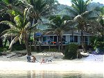 Coral Villa from the lagoon
